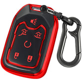 Kirsnda Chevy 6-button fob red cover protects your key from scratches