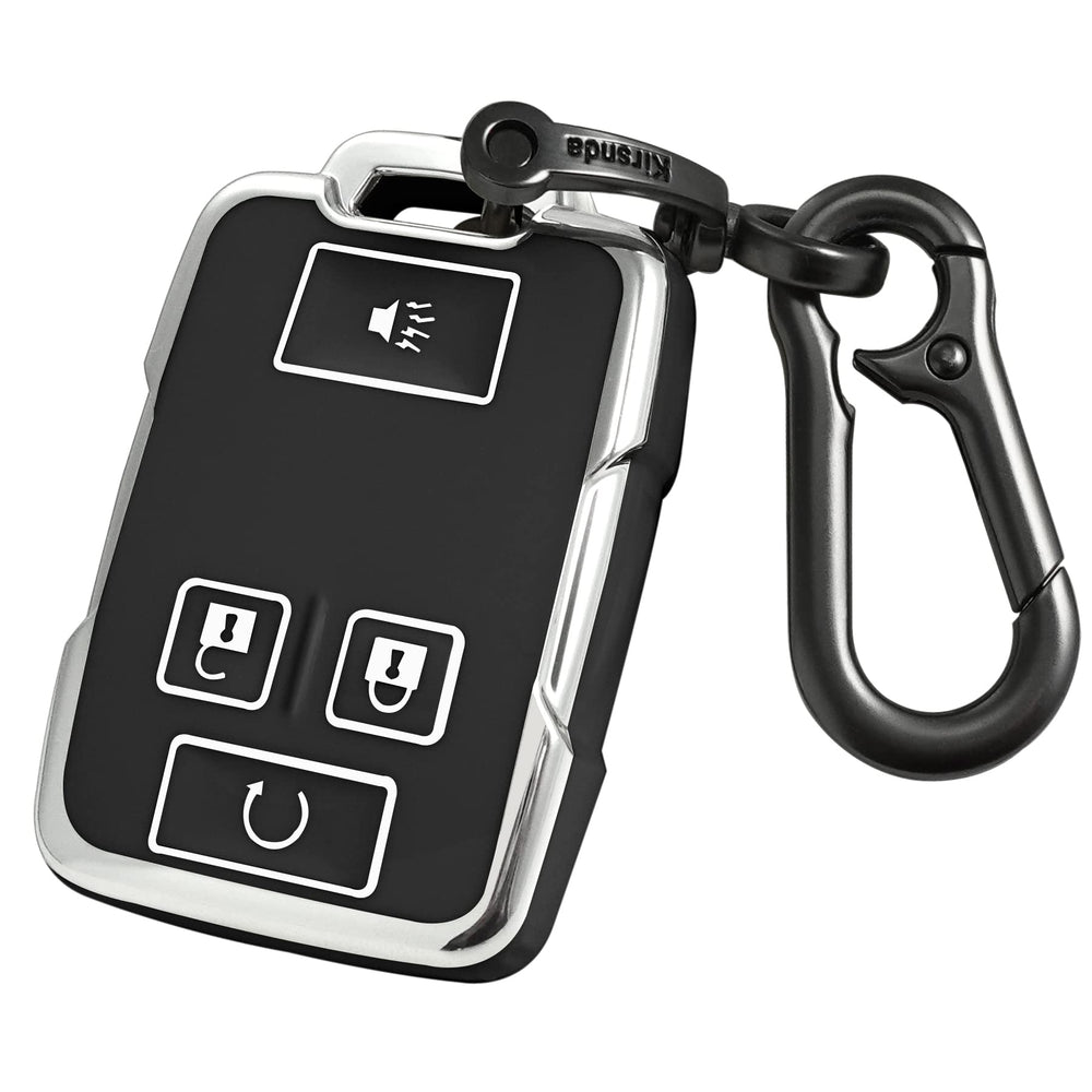 Kirsnda GMC key fob cover with metal buckle protects your fob from scratches