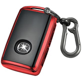 Kirsnda Mazda key fob cover red with protective shell for daily use