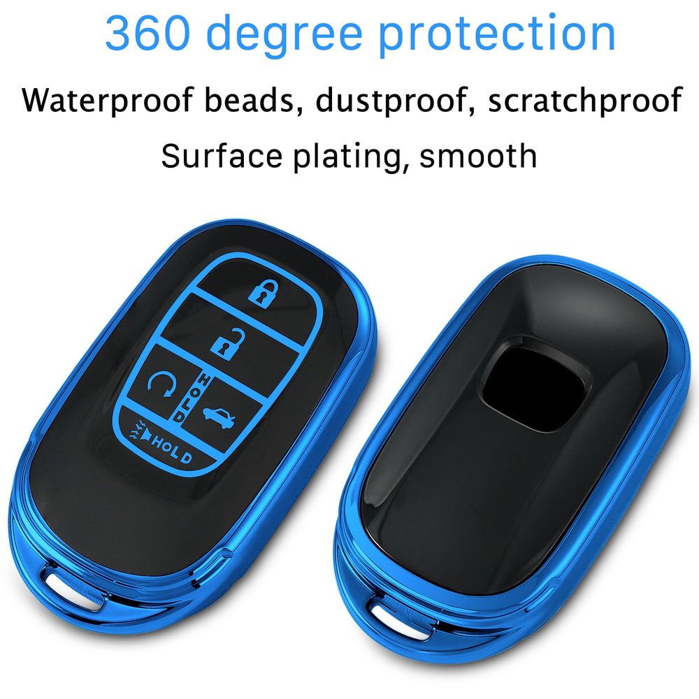 Kirsnda metal keychain attachment adds secure, durable accessory.