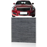 KisFace CF11966 activated charcoal layer for cleaner cabin air and odor reduction