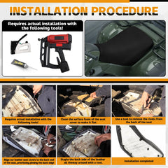 Kistrba TRX350 stitch detail emphasizes abrasion resistance.