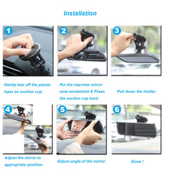 Kitbest two-blind-spot mirrors provide extra lane awareness.
