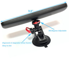 Kitbest universal-fit car mirror works with most vehicles.