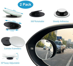 Kitbest 360-degree adjustability enables flexible rearward visibility.