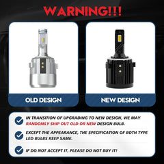 KITOCARTOP LED headlight 6000K cool white glow