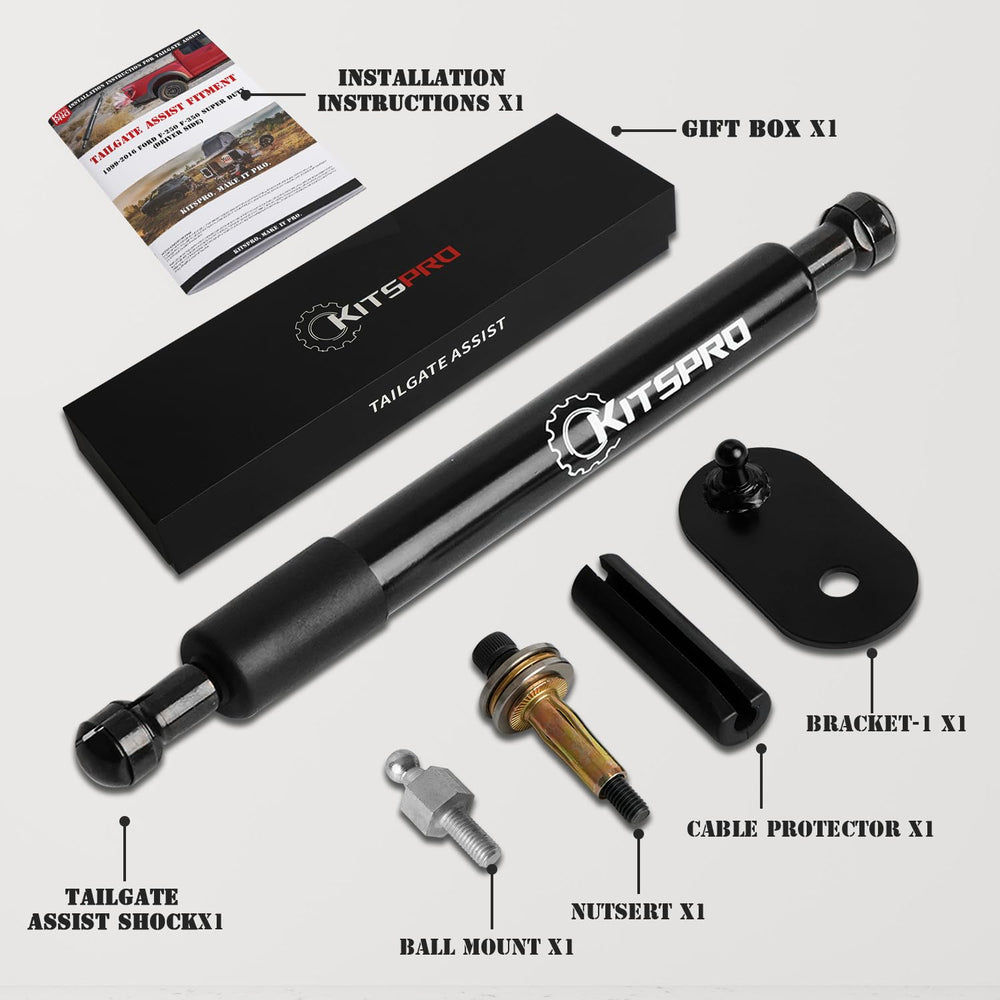 Heavy-duty construction ensures long-lasting tailgate performance