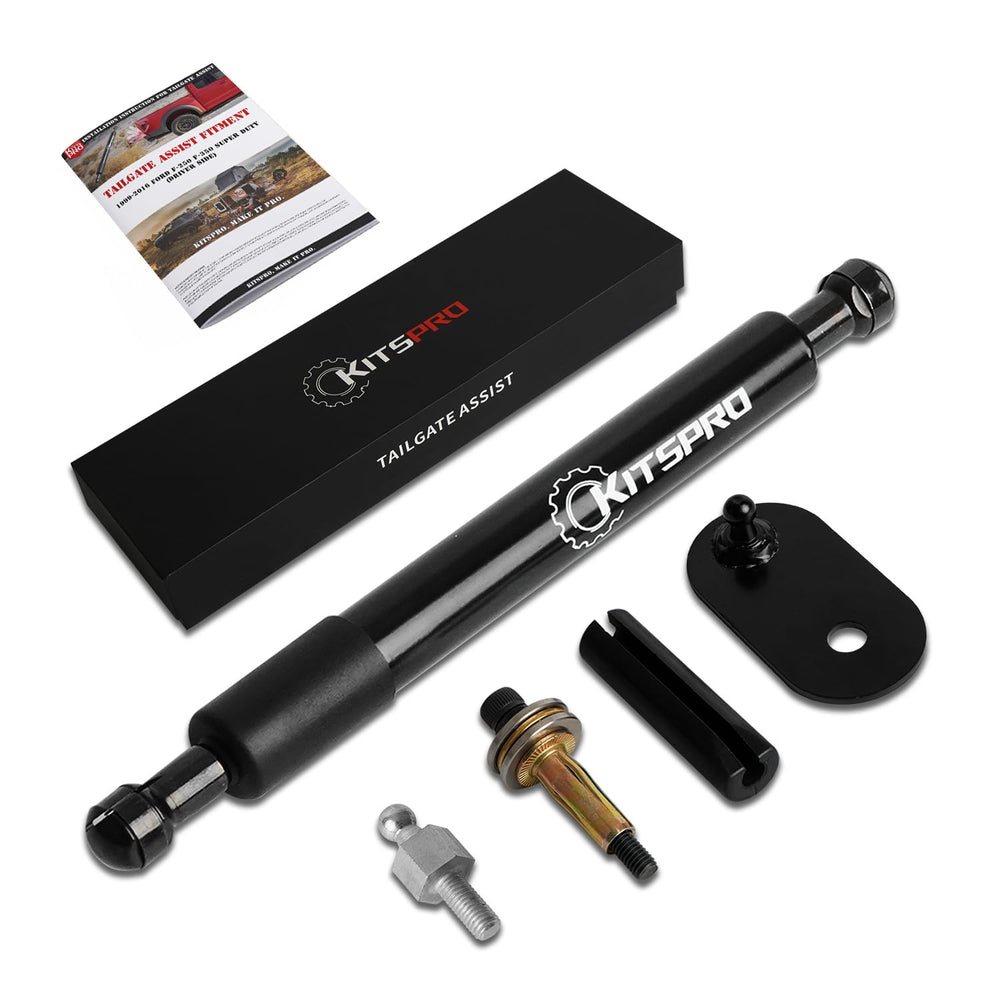 KitsPro tailgate assist on Ford F-250/F-350 delivers controlled opening