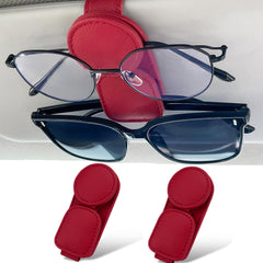 Keeps sunglasses within reach for driving comfort and reduced clutter.