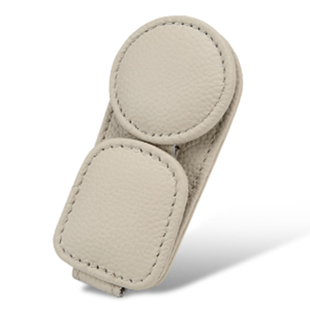 KIWEN car visor holder dual storage for two glasses, ideal for daily commutes.