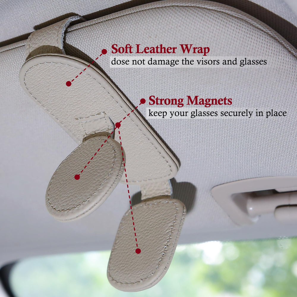 KIWEN glasses holder accommodates various eyewear sizes for versatility.