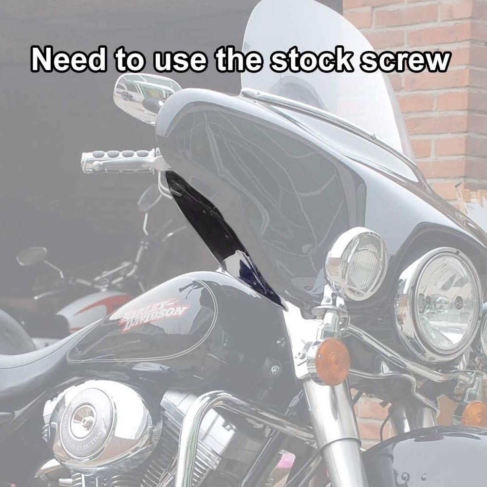 Kiwi Master Harley fairing right angle deflector improves airflow