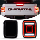 Kiwi Master smoked-lens LED tail light on Jeep Gladiator JT highlighting sportier rear style