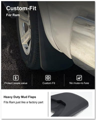 Kiwi Master mud flaps rear right reduce spray to rear passengers.