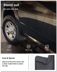 Kiwi Master mud flaps side profile protect wheels and tires from debris.