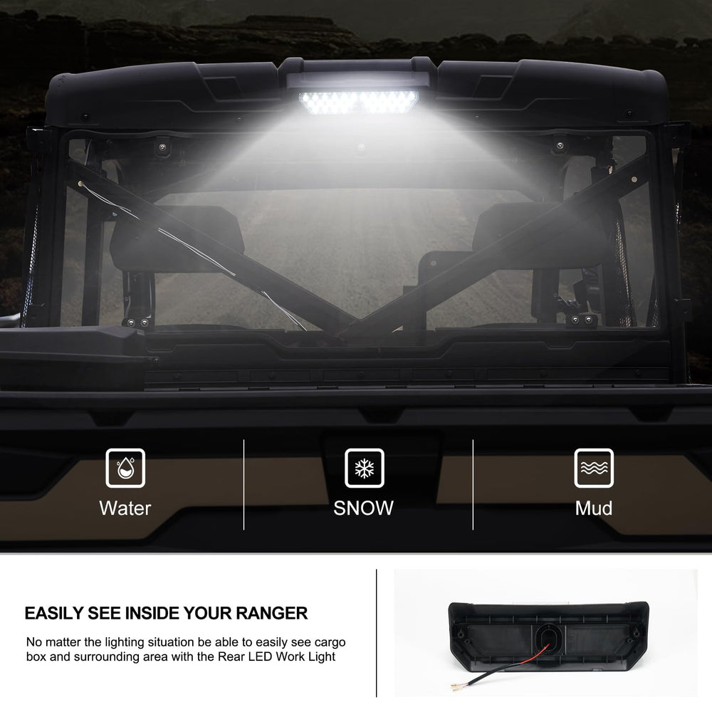 Kiwi Master weatherproof ABS housing protects the rear light in harsh conditions