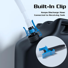 KJE 2-foot hoses and 1-inch suction tubes ready for use