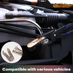 Two oil cooler line removers designed for quick, tool-assisted lines.