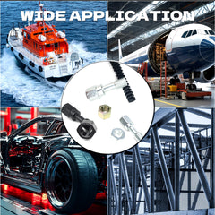 KJE 61Pcs in-use repair of rusty fasteners and engine components.