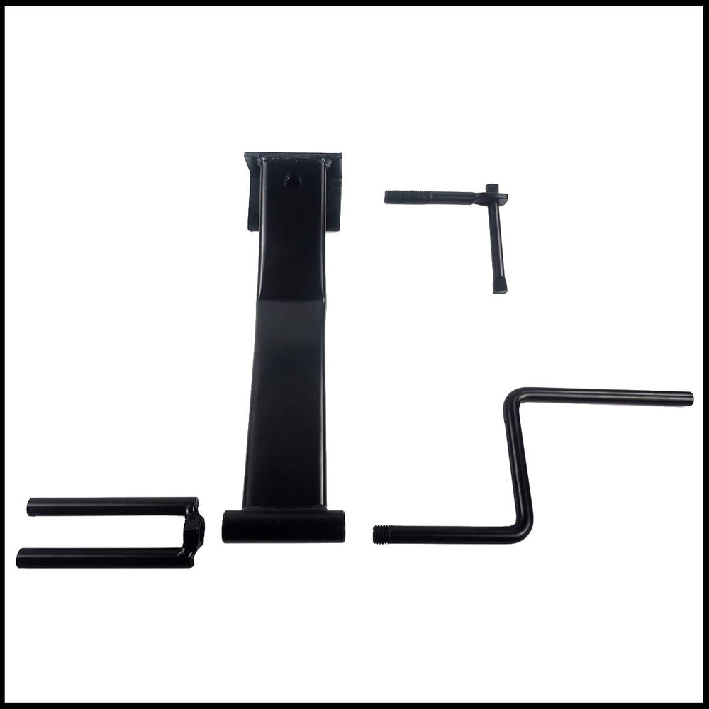 Compact storage of the winder illustrates easy organization with other equipment.