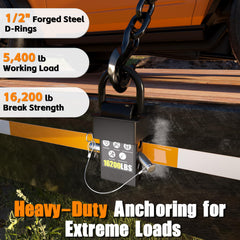 KJE D-ring in truck pocket showing tool-free installation for quick securement