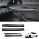 KKTR-CAR dashboard cover wrap with matte carbon texture for refined cabin look.