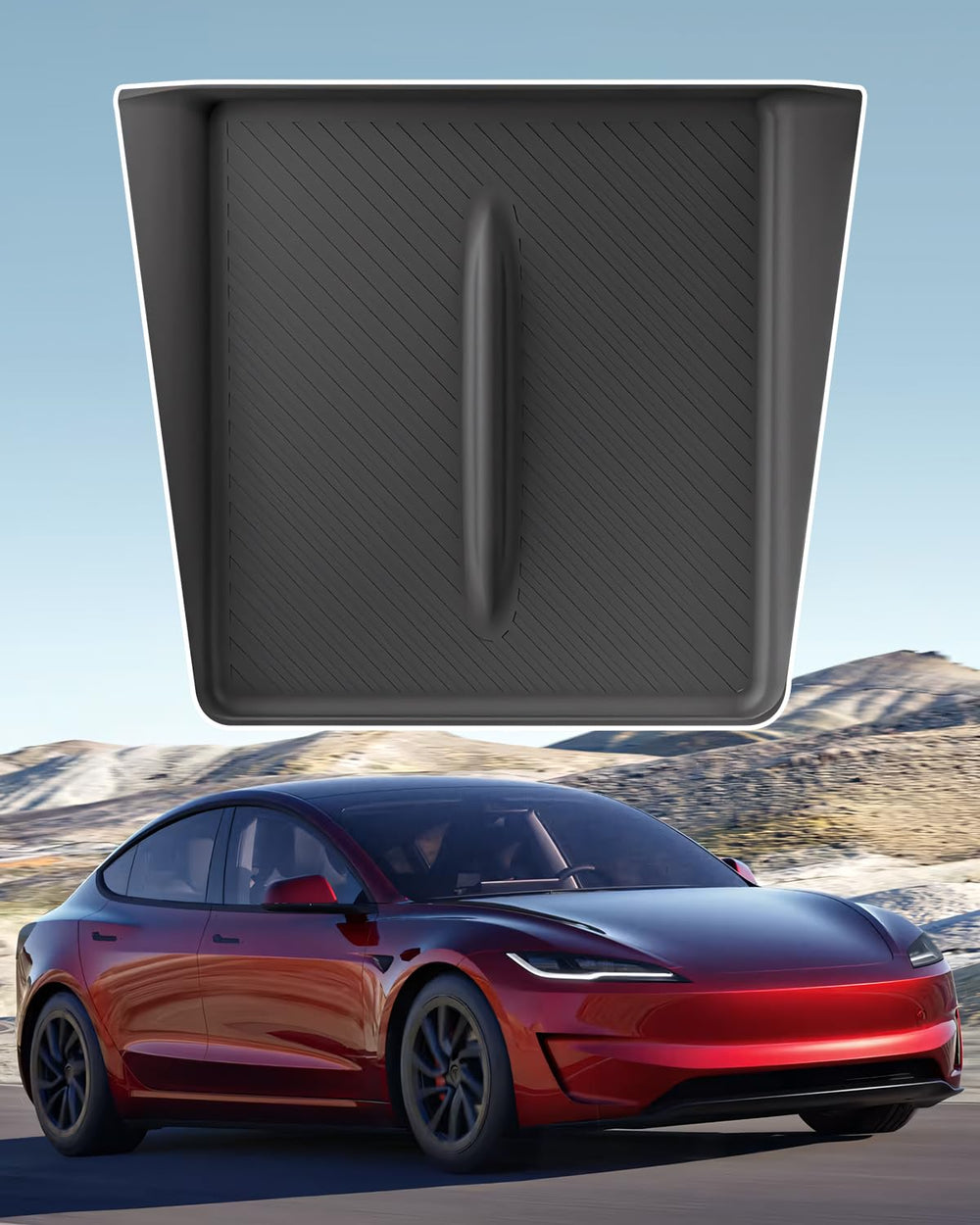 KKTR-CAR full-coverage protection keeps the charging pad clean and protected
