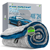 KKV full-size SUV drying towel with large coverage for fast, streak-free drying.
