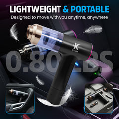 Klaasen vacuum with 4000mAh battery for cordless operation