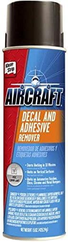 KLEAN-STRIP Aircraft Decal Remover applying to decals on a surface