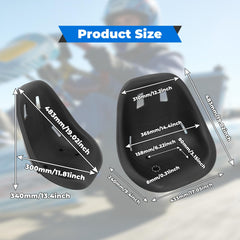 KLLJRFW go kart seat ergonomic design supports posture for precise steering