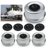 Klmnduo trailer hub dust cap front view shows durable protection for 2.72 inch cap