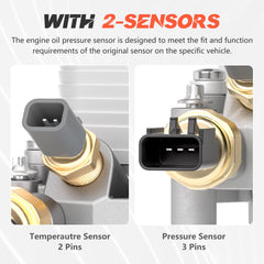 KLN PERFORMANCE kit contents: housing, cooler, filter, seals, gaskets, sensors