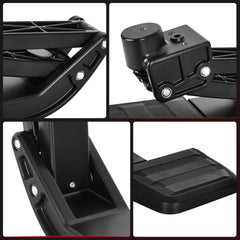 KLN rear bed step demonstrating support up to 400 lbs