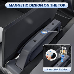 Klutchtech Juniper invisible behind-screen handle blends discreetly with cabin.