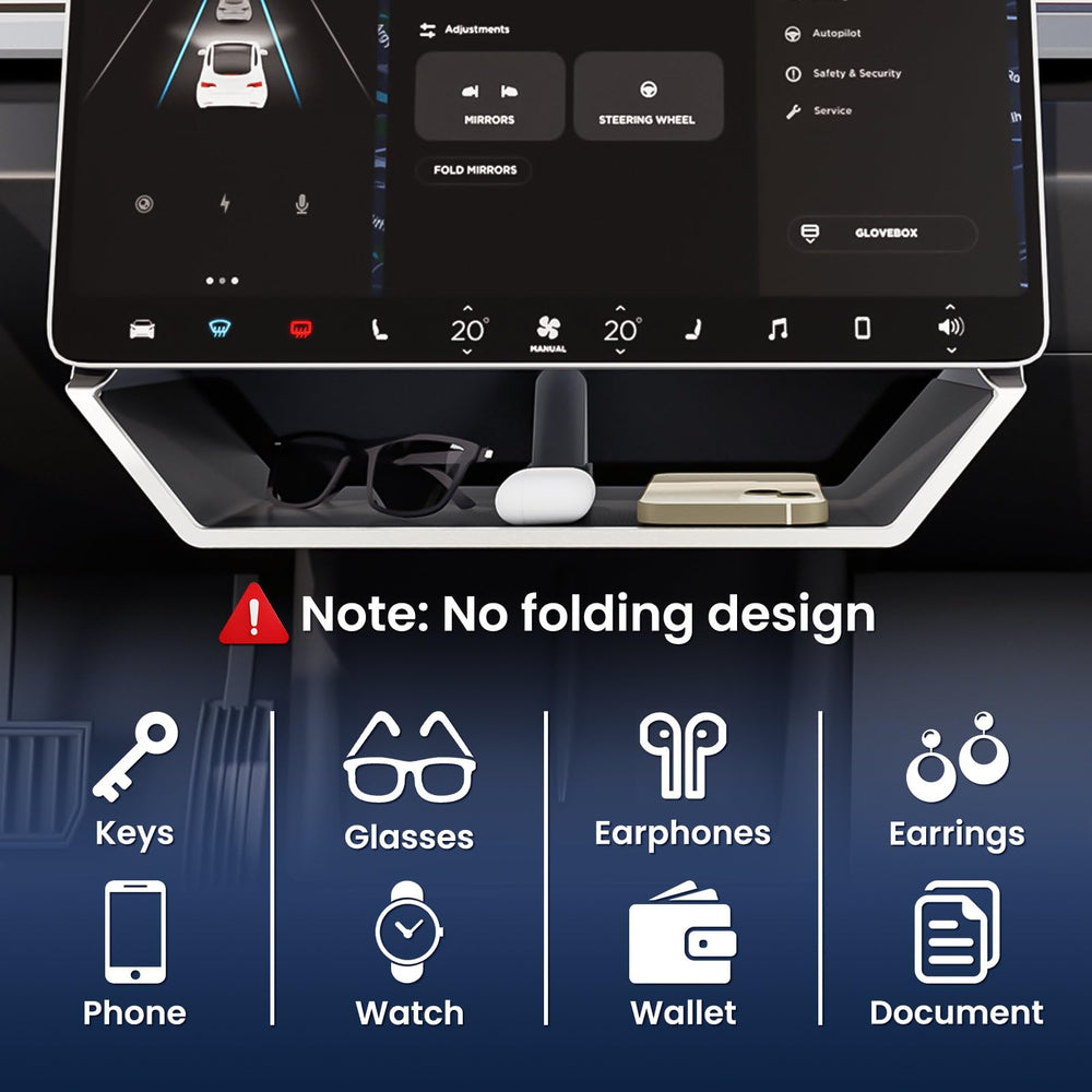 Klutchtech Model Y Juniper slip-resistant pad minimizes movement for a calmer ride.