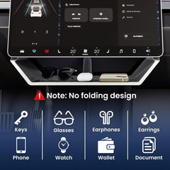 Klutchtech Model Y Juniper slip-resistant pad minimizes movement for a calmer ride.