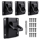 Klutchtech tie down anchors on Ford F-150 bed secure heavy loads with durable aluminum.