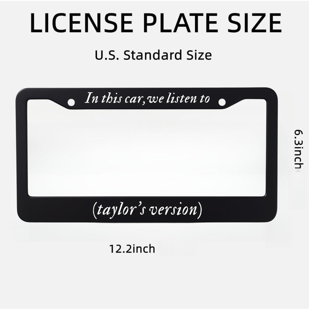 KMCEUFB metal frame weather-resistant for year-round driving and plate security.