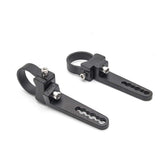 KMFCDAE tube clamp mount bracket attached to a 1.5-inch tube for versatile lighting.