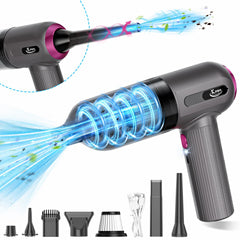 KMM handheld car vacuum 4-in-1 for efficient car interior cleaning