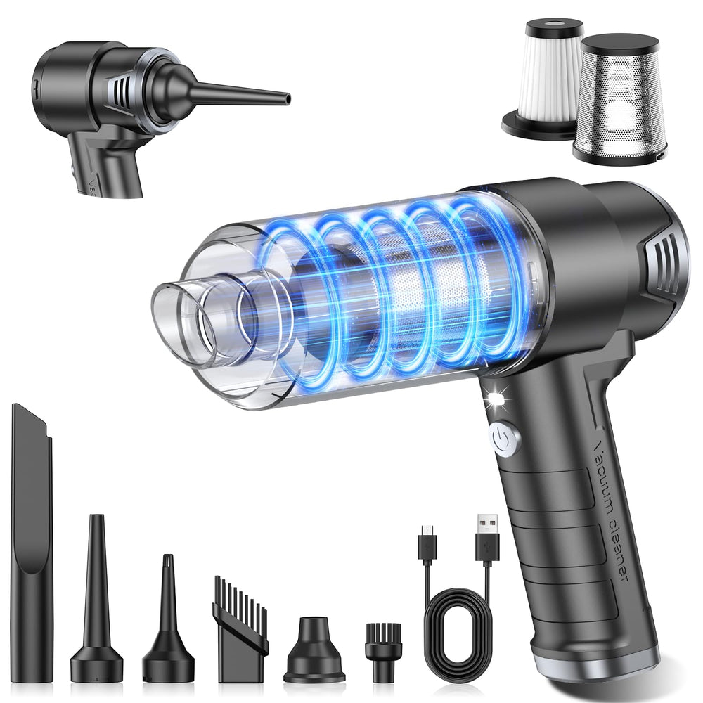 KMM handheld vacuum with 10000Pa suction for deep car cleaning