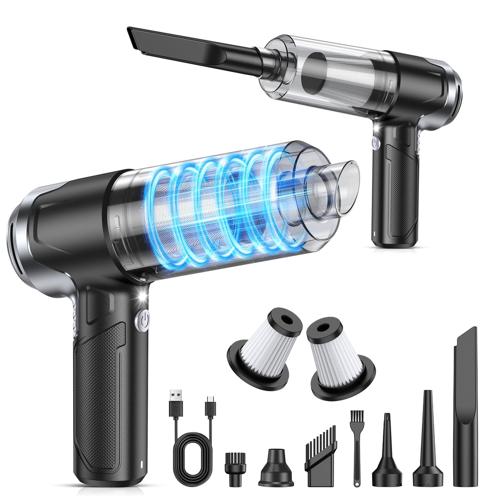 KMM handheld vacuum delivering 10,000Pa suction for car and home