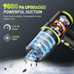 KMM cordless handheld vacuum demonstrates portable design for quick home cleaning