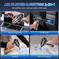 KMM handheld vacuum dual filtration protects the motor