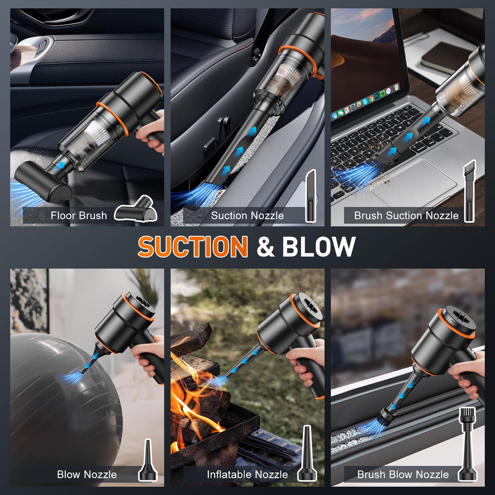 KMM dust blow nozzle clears dust from keyboards and narrow crevices.