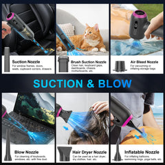 KMM washable HEPA filter maintains suction and easy upkeep