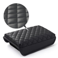 KMMOTORS custom-fit center console pad matches Model Y and Model 3 interiors.