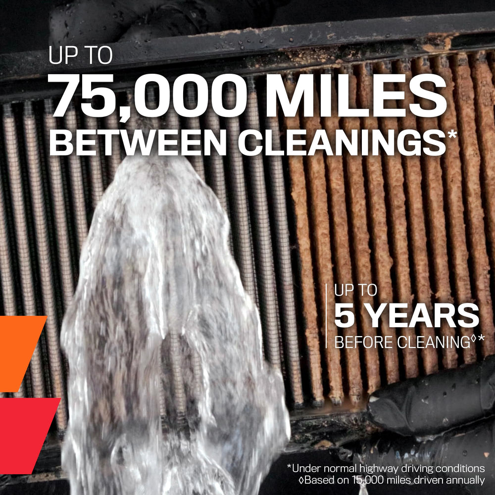 K&N 10-year Million Mile warranty badge on packaging