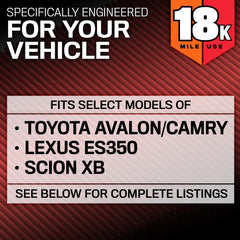 K&N compatibility overview for Toyota, Lexus, Scion, Pontiac models.